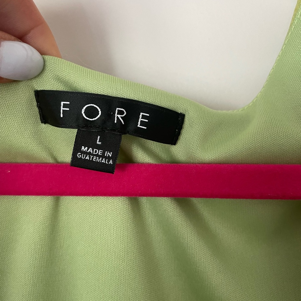 FORE - Neon‎ Cropped Matching Short Set - Picture 7 of 7